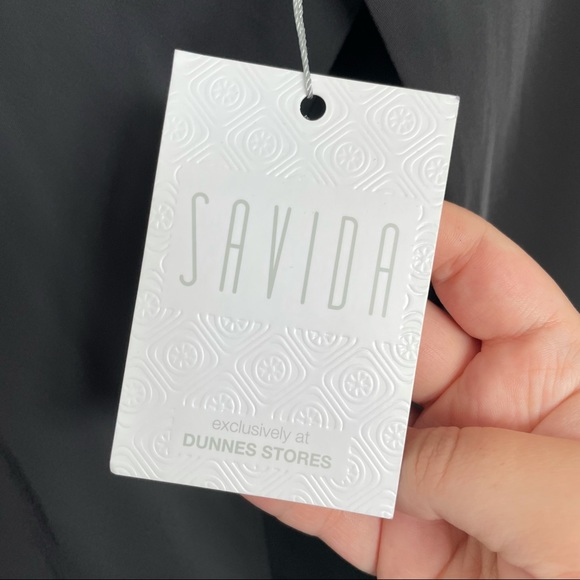 NWT Savida black back cut out dress with pockets - Picture 2 of 8